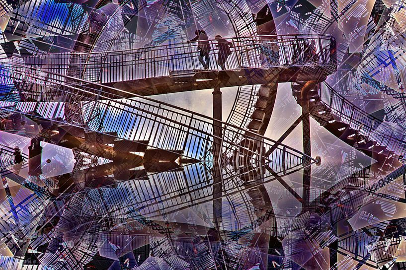 Cabinet de miroirs Tiger and Turtle par Edgar Schermaul