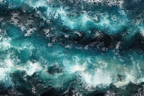 Overstromende zee
