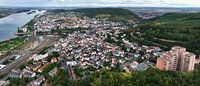 Bingen am Rhein, luchtpanorama (08.2020)