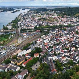 Bingen am Rhein, panorama aérien (08.2020) sur menard.design - (Luftbilder Onlineshop)