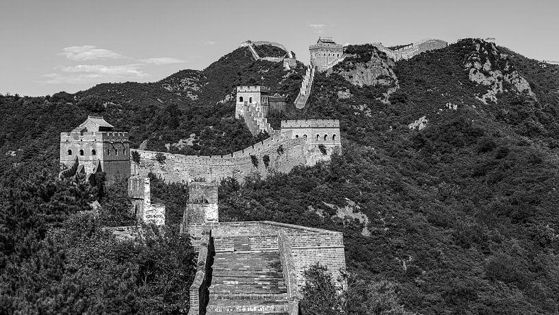 Die Große Mauer bei Jinshanling in China von Roland Brack