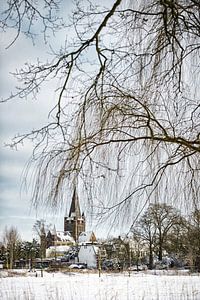 Winterlandschaft in den Niederlanden