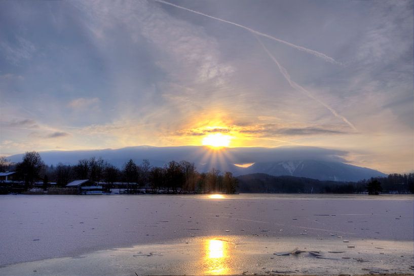 Période glaciaire au lac Staffelsee à Murnau par Roith Fotografie