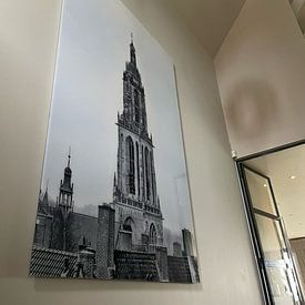 Klantfoto: Zwart witte Cunera van Max ter Burg Fotografie, op aluminium
