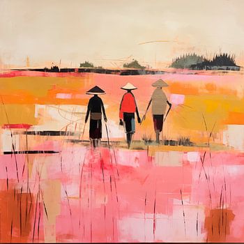 Ensemble sur le terrain