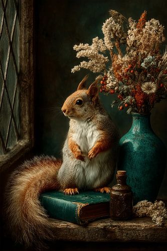 Vintage Eichhörnchen von Preet Lambon