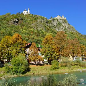 Kloster Säben hoch über Klausen im Eisacktal