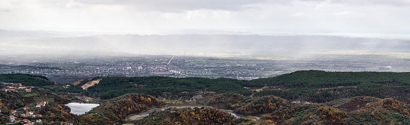 Kruja gebergte in Albanië groot panorama van Werner Lerooy