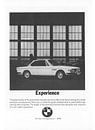 Werbung 1970 BMW 2800 CS von Jaap Ros Miniaturansicht