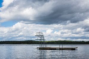 Badestelle an der schwedischen Küste