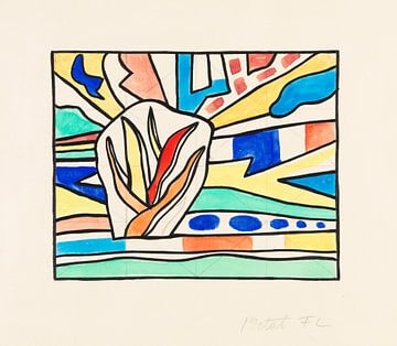 Fernand Léger, Gaz de France, ca. 1954 von Atelier Liesjes