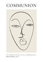 Minimalistische en abstracte kunst poster - Communie