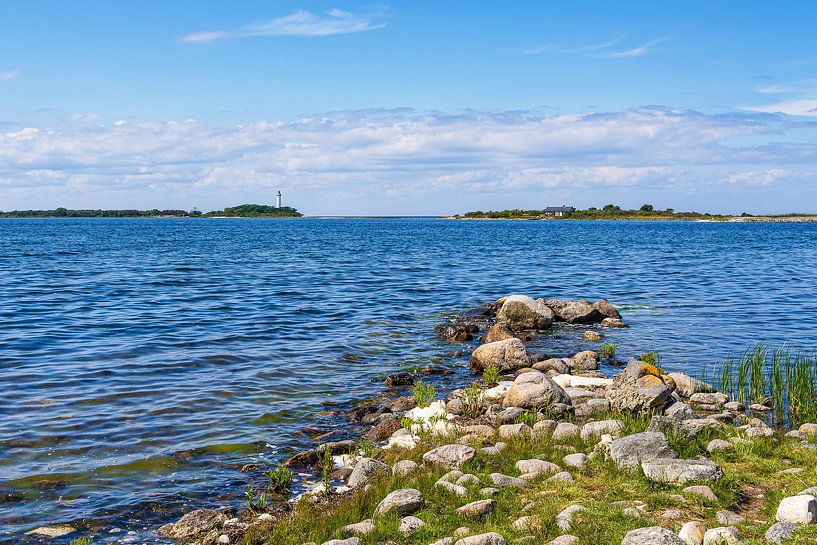 Der Leuchtturm Långe Erik an der Ostseeküste auf der Insel Öl von Rico Ködder