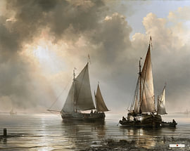 sailing ships / sailing boats by Gelissen Artworks