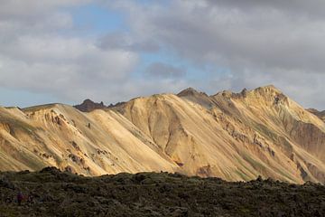 IJslands binnenland Landmannalaugur van Menno Schaefer