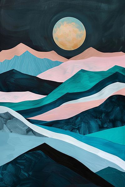 Abstract landscape by Poster Art Shop