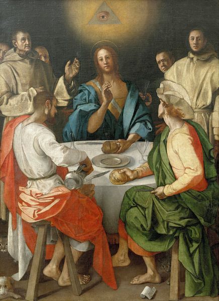 Supper at Emmaus, Jacopo da Pontormo by Masterful Masters