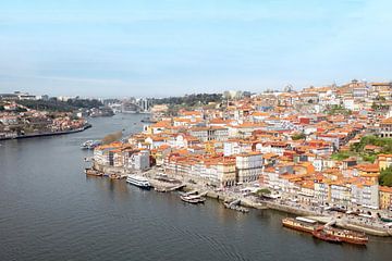 Porto mit Hafen und Altstadt von Detlef Hansmann Photography