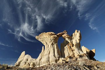 De-na-zin wilderness area, Bisti badlands, New Mexico USA by Frank Fichtmüller