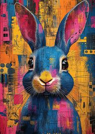 Lapin Pop Art sur Niklas Maximilian