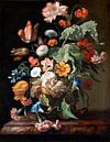 Stilleven met bloemen, Rachel Ruysch van Meesterlijcke Meesters thumbnail