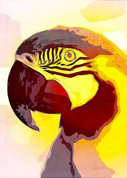 abstracte vogels van irvan halim
