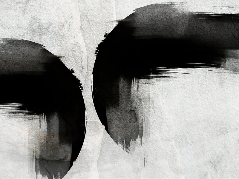 Modern Abstract Japandi Zen Nature Landscape by FRESH Fine Art