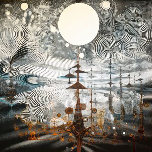 Dynamisch organisch abstract