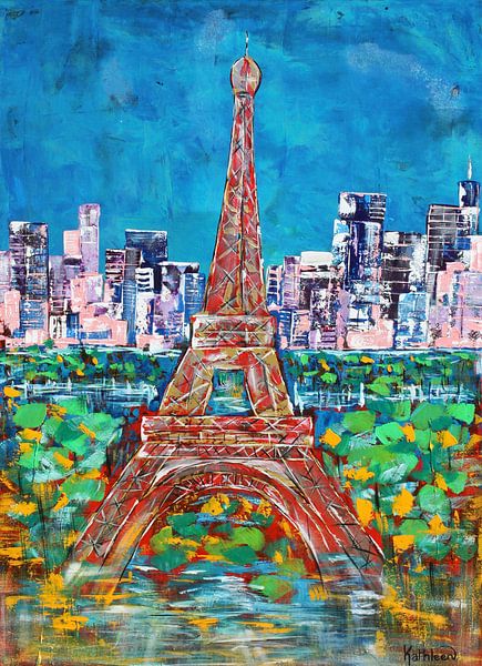 The Eiffel Tower by Kathleen Artist Fine Art