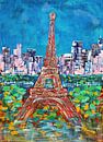 De Eiffeltoren van Kathleen Artist Fine Art thumbnail