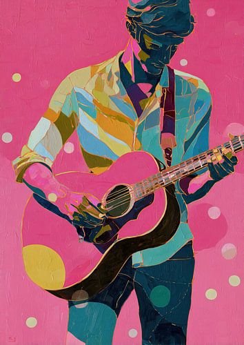 Guitar Player by Wonderful Art