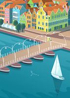 Curaçao, Willemstad met de Pontjesbrug