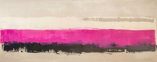 Paysage Scandinave peinture colorée