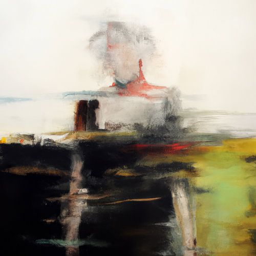 Abstract portret "On my own"