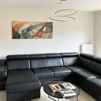 Klantfoto: Modern | Modern van De Mooiste Kunst, op canvas