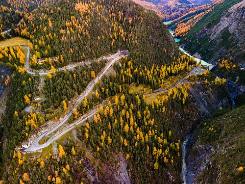 Droneshot Kaunertal Autriche