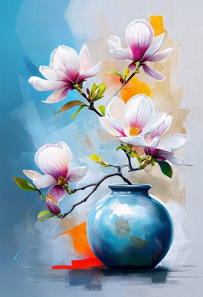 Magnolienblüten von Ljupka Kareska