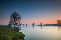 De Maas voor zonsopkomst