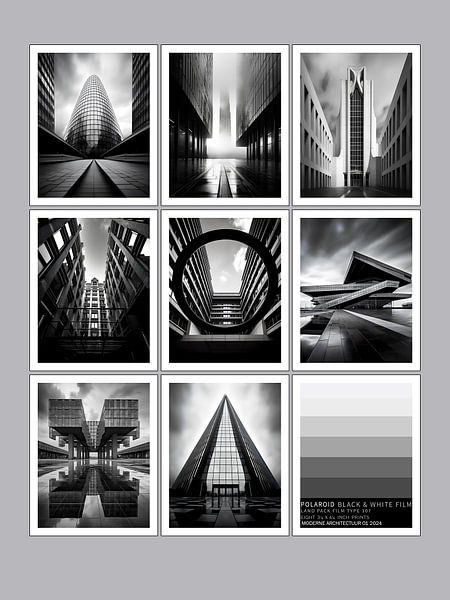 MODERN ARCHITECTURE 01 POLAROID 107 by AHAI depARTment