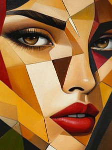 Color Statement – Abstract portret krachtig en modern