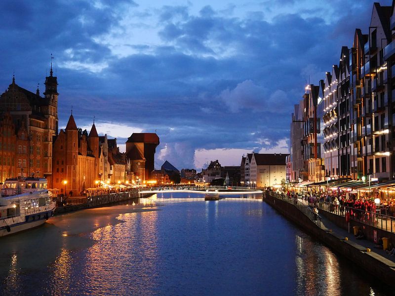 Danzig am Abend von Judith van Wijk