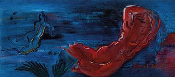 Raoul Dufy - Rode najade (1926-30) van Peter Balan