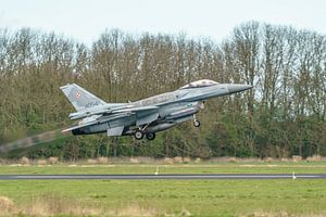 Start der polnischen Lockheed Martin F-16C Fighting Falcon.