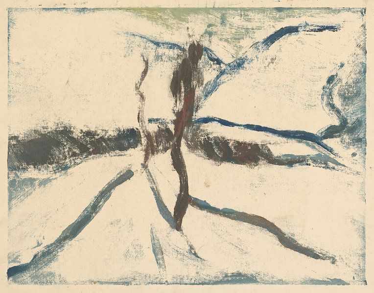 Winter in the Mountains (1930) by Zoltán Palugyay by Peter Balan