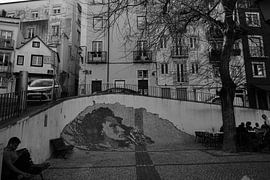 Lisbon street scene by Madeltijntje