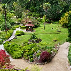 Japanse tuin in Powerscourt Gardens van Eddo Kloosterman