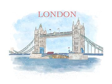 Londoner Tower Bridge von Aliya Putrus