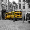 Bus jaune à Maastricht sur Ilspirantefotografie