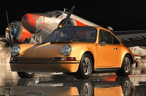 Porsche 911 orange Farbe von Jan Keteleer