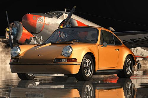 Porsche 911 oranje kleur